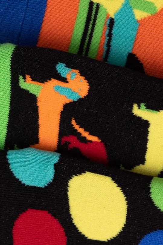 Skarpetki bawełniane męskie z motywem zwierzęcym (3-pack) kolor multicolor multicolor