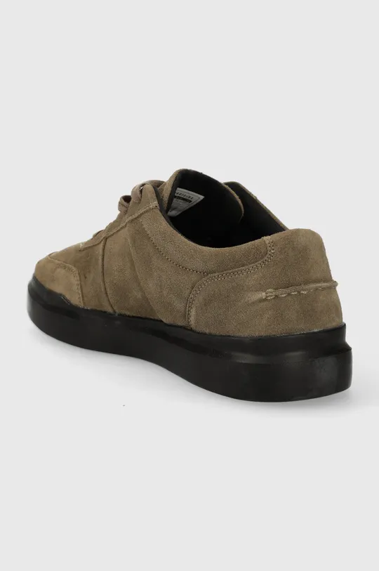 šedá Semišové sneakers boty jednobarevné šedá barva