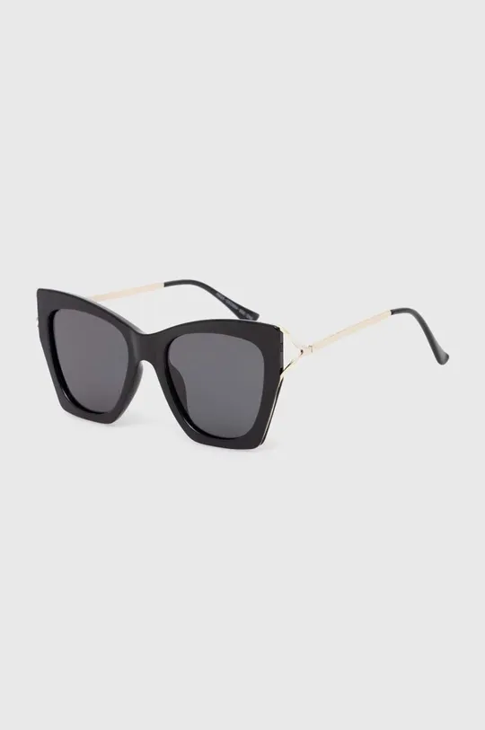 Okulary przeciwsłoneczne damskie z polaryzacją kolor czarny czarny