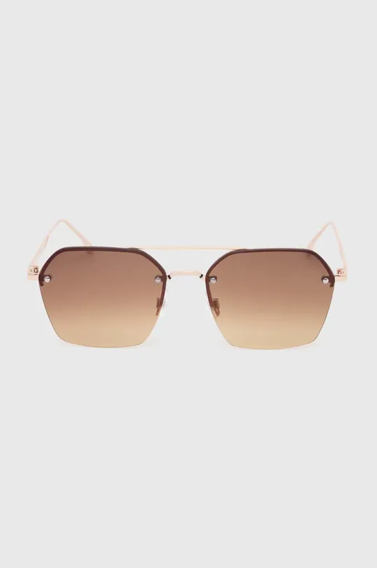 Okulary przeciwsłoneczne damskie kolor brązowy Oprawki: 95 % Miedź, 5 % Poliwęglan, Szkła: 100 % Akryl