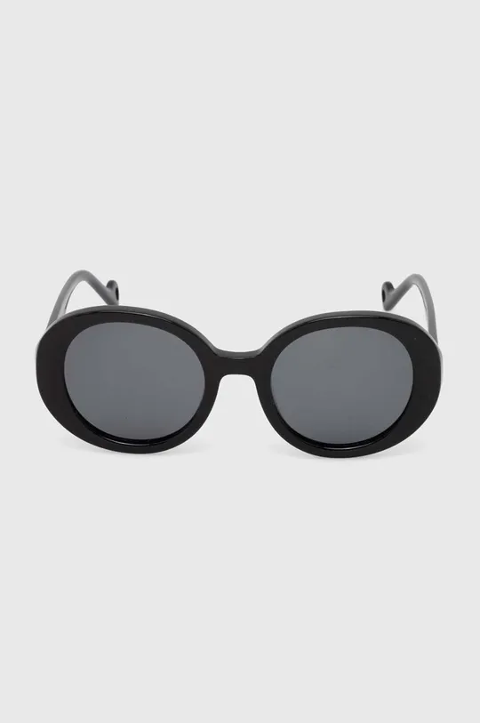 Okulary przeciwsłoneczne damskie z polaryzacją kolor czarny Oprawki: 85 % Acetat, 15 % Metal, Szkła: 100 % Triacetat