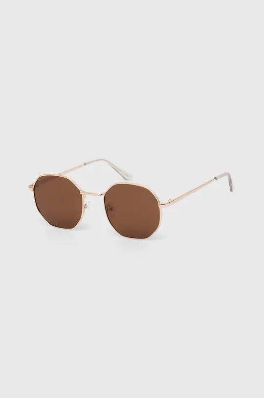 brązowy Okulary przeciwsłoneczne damskie z polaryzacją kolor brązowy Damski