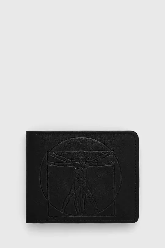 čierna Peňaženka pánska z ekologickej kože z kolekcie Eviva L'arte čierna farba Pánsky