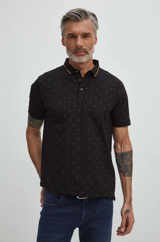 nero Medicine polo in cotone Uomo