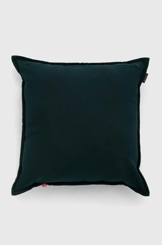 Poszewka dekoracyjna na poduszkę z aplikacją 45 x 45 cm wzorzysta 100 % Bawełna
