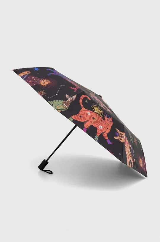 multicolor Parasol z kolekcji Dzień Kota wzorzysty kolor multicolor Unisex