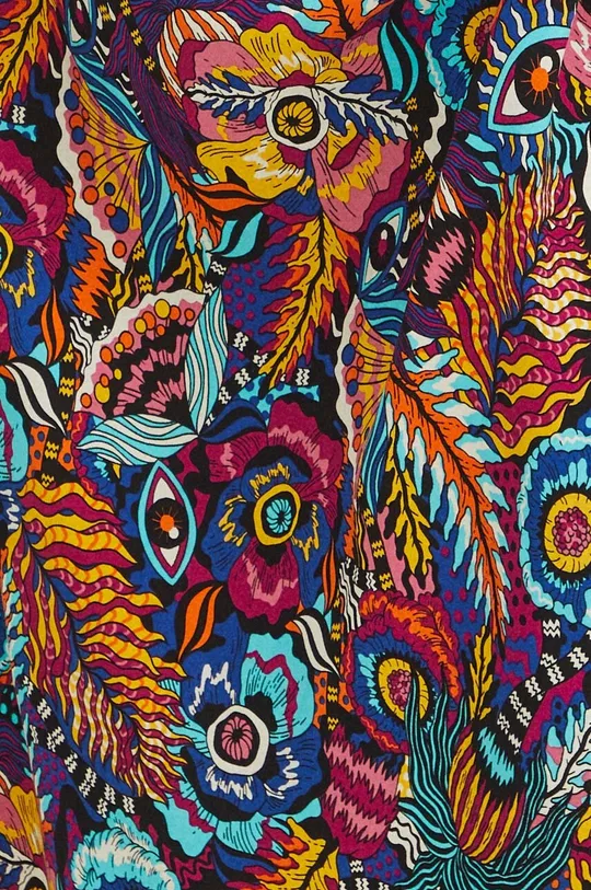 multicolor Spódnica damska maxi wzorzysta kolor multicolor