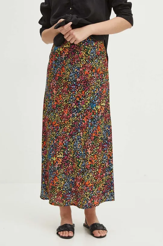 multicolor Spódnica damska maxi wzorzysta kolor multicolor Damski