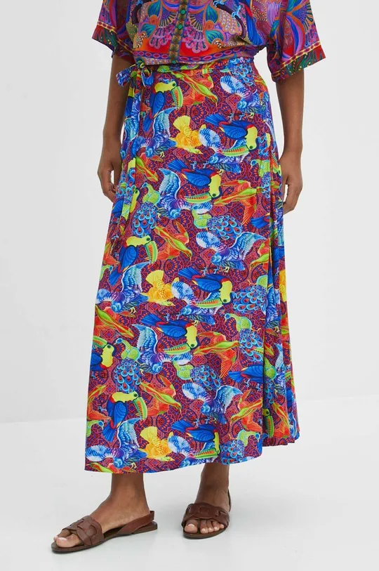 Spódnica damska maxi z kolekcji Jane Tattersfield x Medicine kolor multicolor multicolor