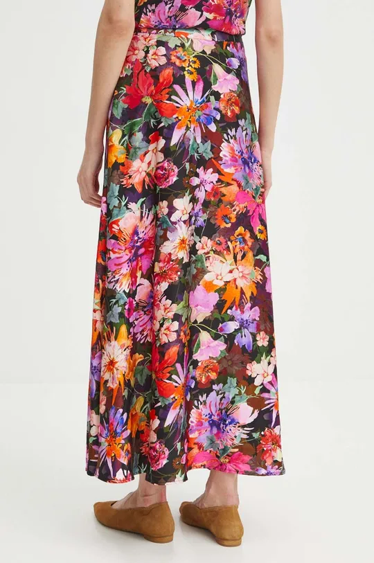 Spódnica damska maxi w kwiaty kolor multicolor 100 % Wiskoza