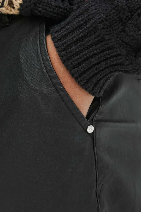 čierna Nohavice dámske jednobarevné čierna farba