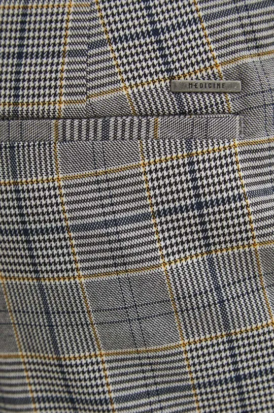 sivá Nohavice pánske so vzorom šedá farba