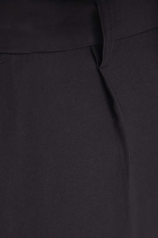 Spodnie męskie chino gładkie kolor czarny Męski
