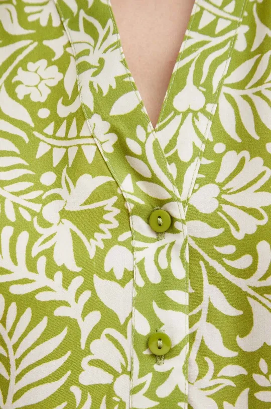 Šaty dámska zelená farba Dámsky