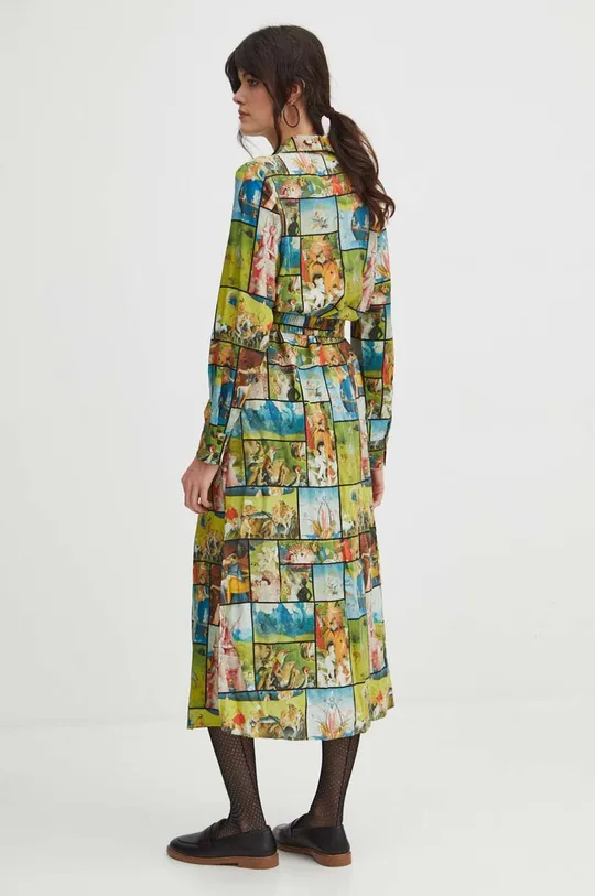 multicolor Sukienka midi z kolekcji Eviva L'arte
