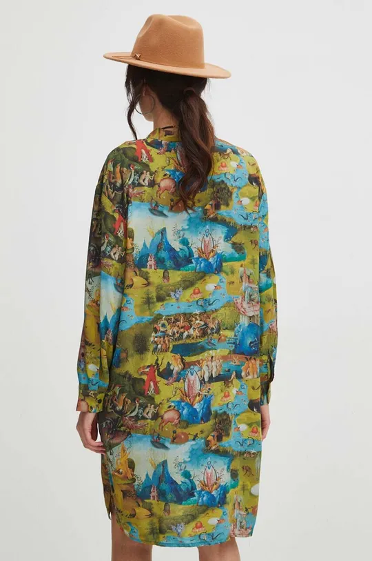 multicolor Sukienka midi z kolekcji Eviva L'arte kolor multicolor