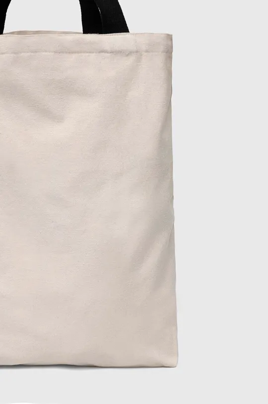 Bavlnená taška dámska z kolekcie Zverokruh - Lev béžová farba <p>100 % Bavlna</p>