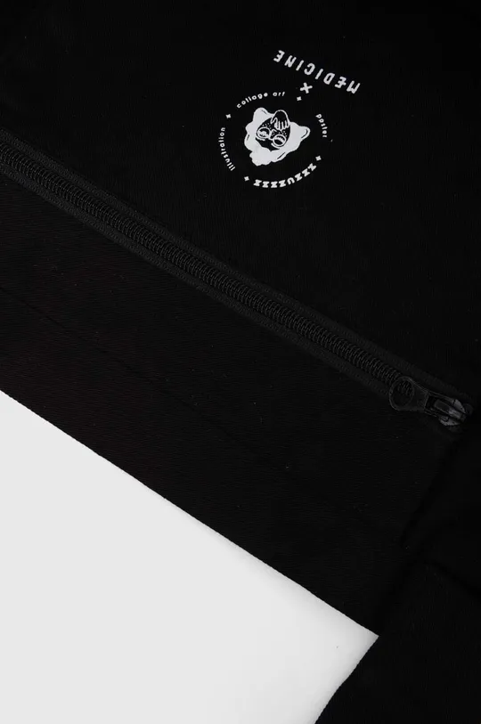 čierna Bavlnená taška dámska z kolekcie Graphics Series čierna farba