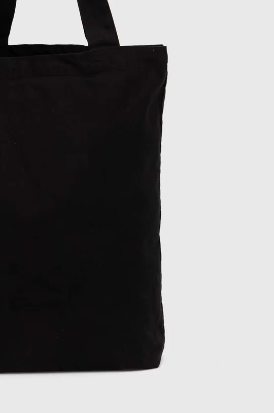 čierna Bavlnená taška dámska z kolekcie Jerzy Nowosielski x Medicine čierna farba