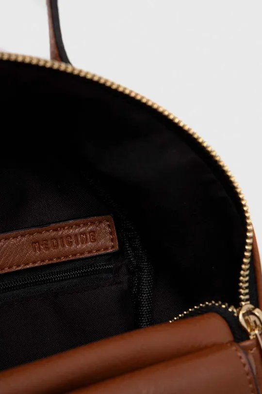Plecak damski ze skóry ekologicznej kolor brązowy Damski