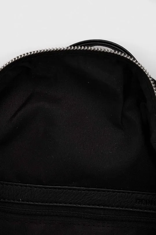 Plecak damski ze skóry ekologicznej gładki kolor czarny Damski