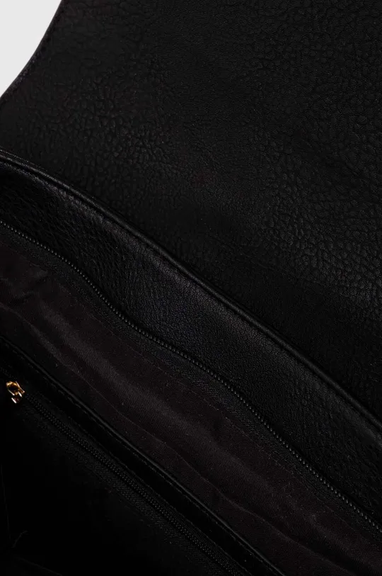Plecak damski ze skóry ekologicznej z ozdobnym haftem kolor czarny
