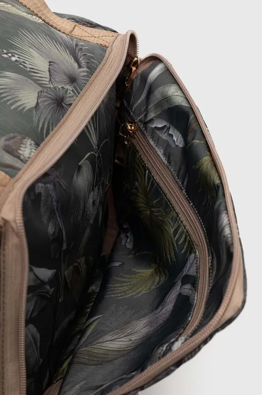 Cestovná taška dámska skladacia so vzorom zelená farba