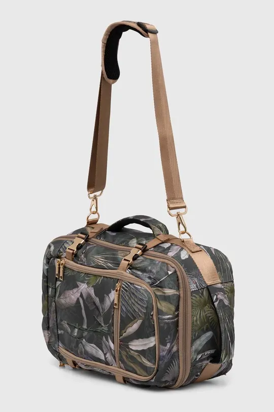 Cestovný ruksak dámsky multifunkčný so vzorom zelená farba <p>Hlavný materiál: 100 % Polyester Podšívka: 100 % Polyester</p>