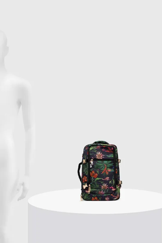 Cestovný ruksak dámsky multifunkčný so vzorom čierna farba
