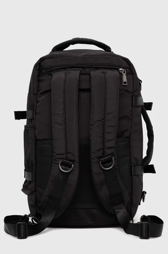 Cestovný ruksak dámsky multifunkčný hladký čierna farba čierna
