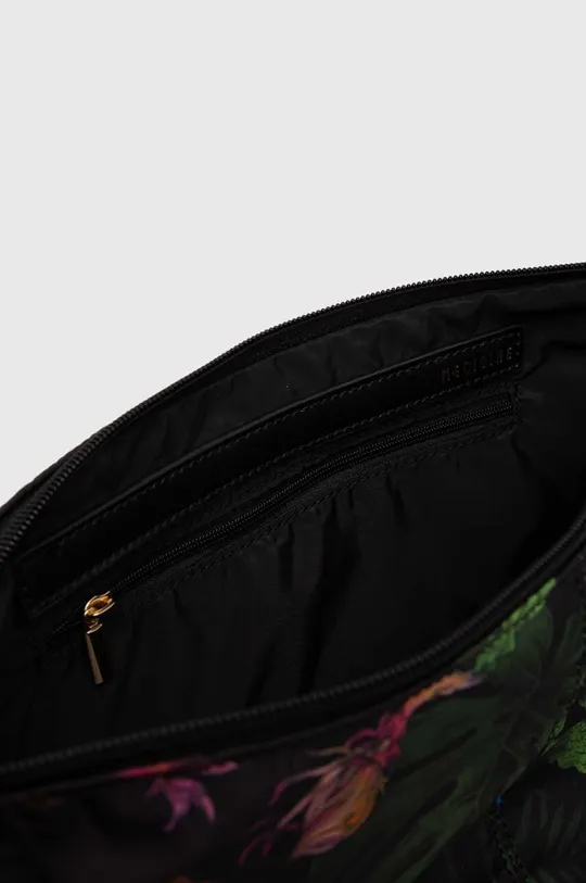 Cestovná taška cez pás dámska so vzorom čierna farba