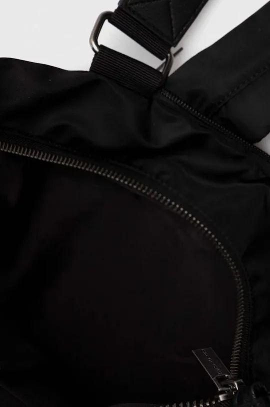 Torba męska z funkcją plecaka gładka kolor czarny Męski