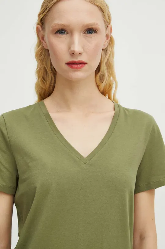 zielony Medicine t-shirt bawełniany