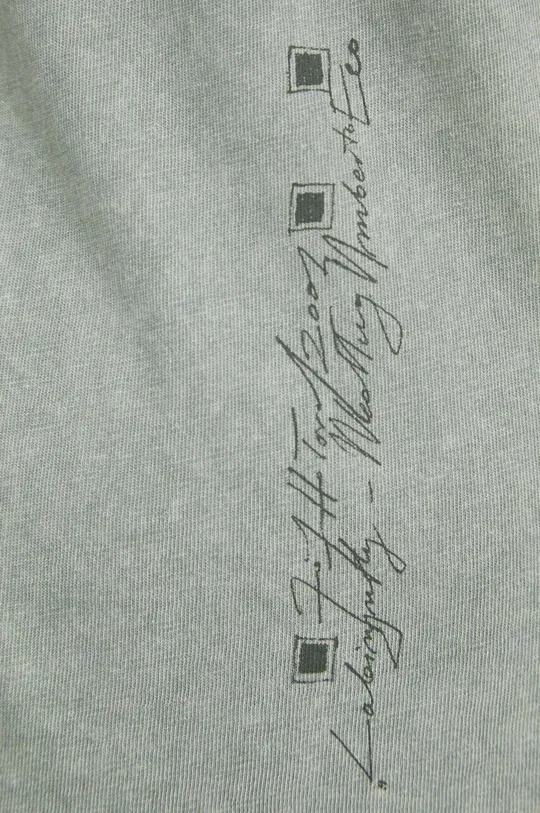 Bavlnené tričko dámske z kolekcie Graphics Series tyrkysová farba