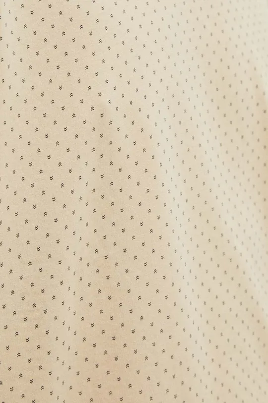 Bavlnené tričko pánske s elastanom béžová farba Pánsky