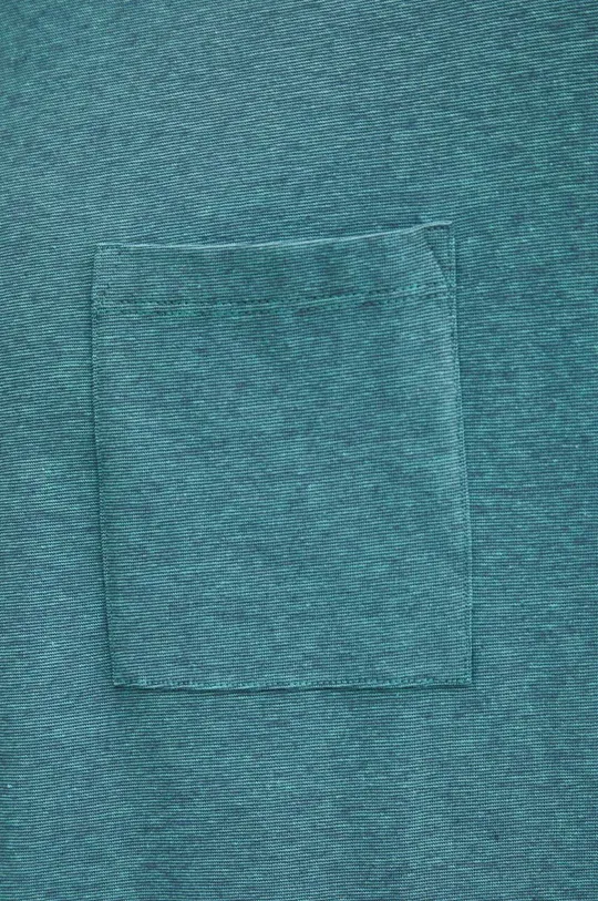 Bavlnené tričko pánsky zelená farba Pánsky