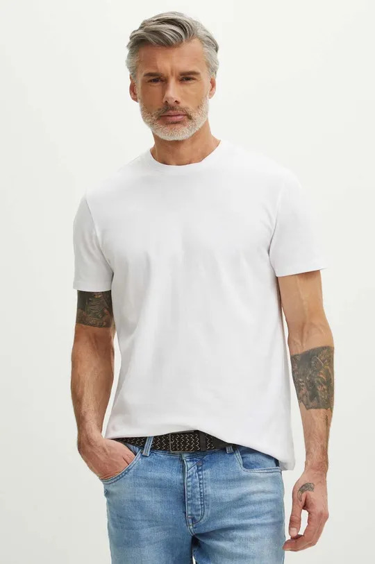 bela Bombažna kratka majica Medicine Moški