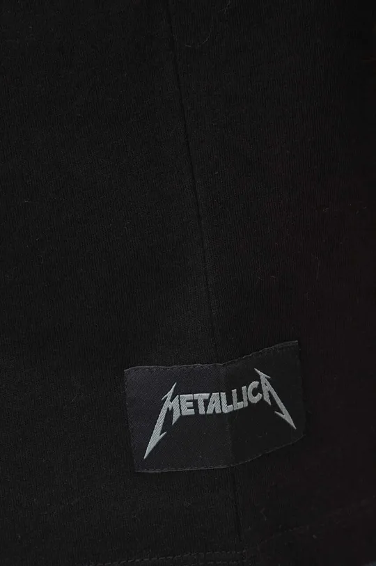 T-shirt bawełniany męski Metallica kolor czarny