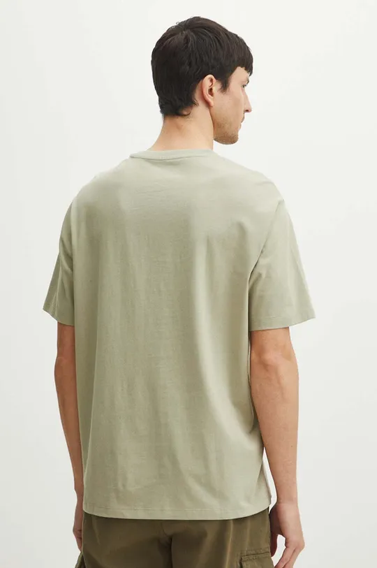 zelená Bavlnené tričko pánske z kolekcie Tatra National Park x Medicine zelená farba