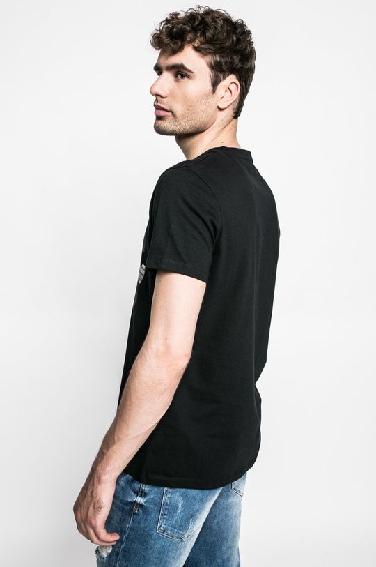 T-shirt Graphic Monochrome czarny 100 % Bawełna