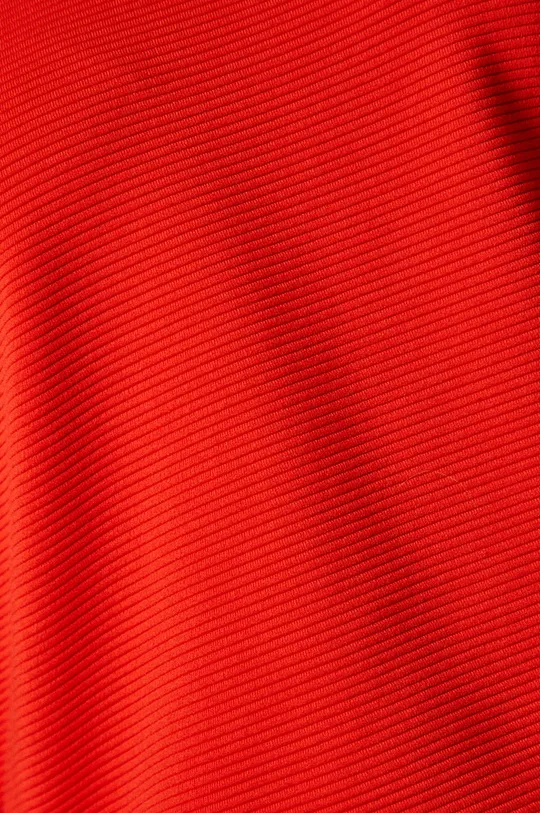 Bluza damska z obniżoną linią ramion czerwona Damski