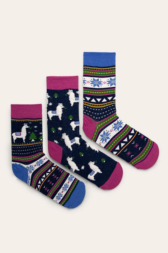 viacfarebná Ponožky dámske Basic (3 pack) Dámsky