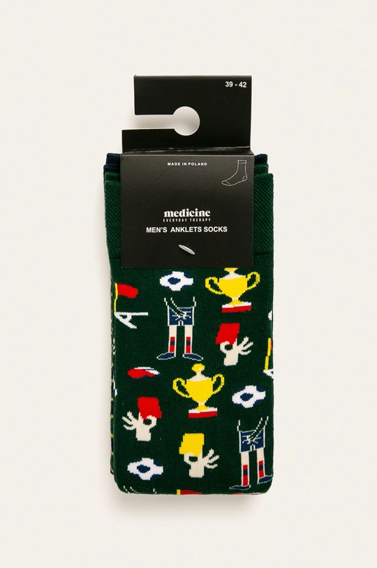 Skarpetki męskie football (2-pack) multicolor