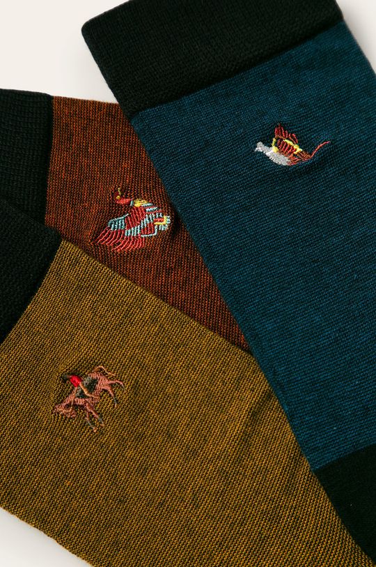 Skarpety męskie wzorzyste (3-pack) multicolor