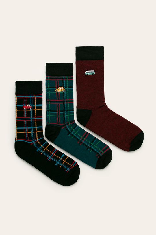 viacfarebná Ponožky (3-pack) Pánsky