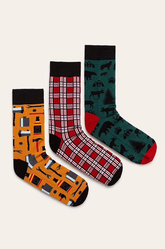 viacfarebná Ponožky Basic (3-pack) Pánsky