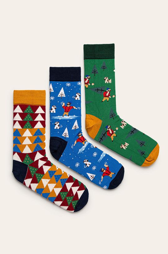 viacfarebná Ponožky Basic (3 pack) Pánsky