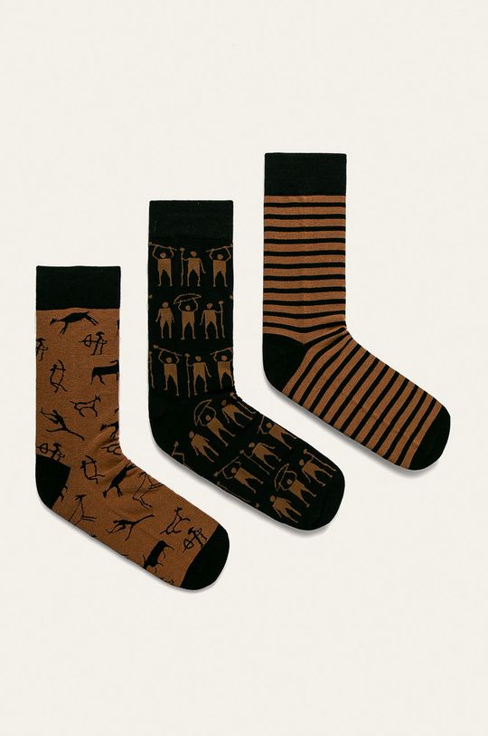 viacfarebná Ponožky Basic (3 pack) Pánsky