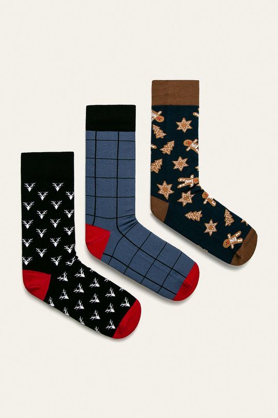 viacfarebná Ponožky Xmass (3-pack) Pánsky