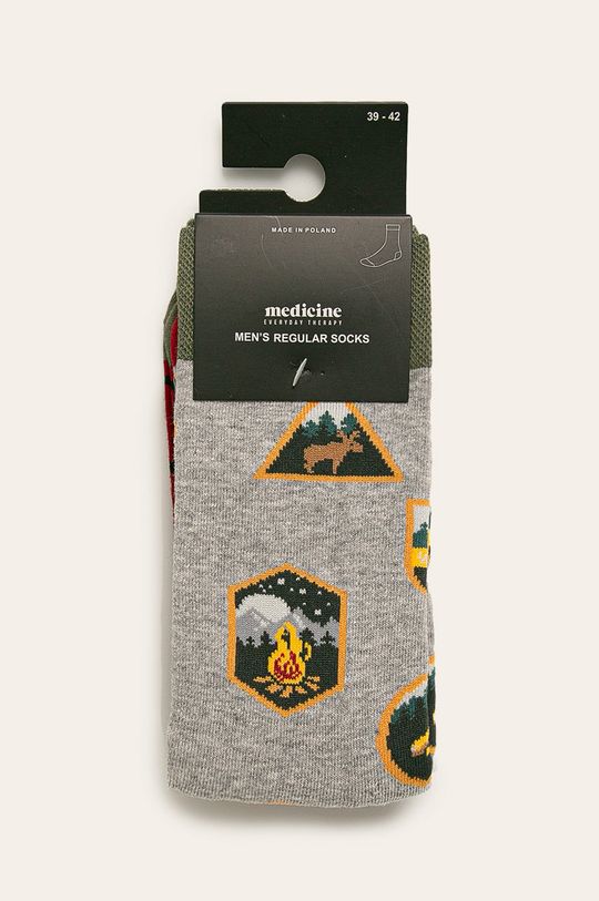 Ponožky Basic (2 pack) viacfarebná
